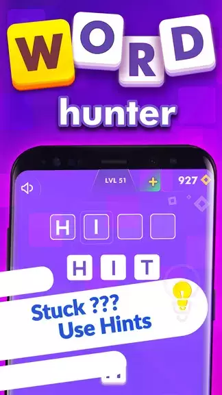 Word Hunter - Offline Word Puz Captura de tela 2