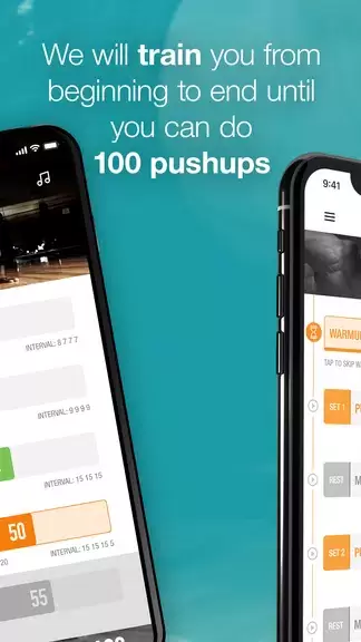 0-100 Pushups Trainer Captura de tela 2