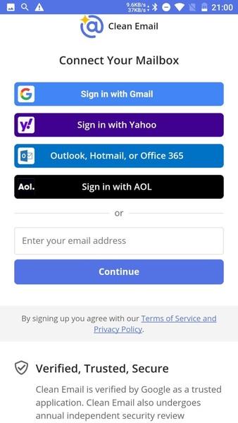 CleanEmail स्क्रीनशॉट 1