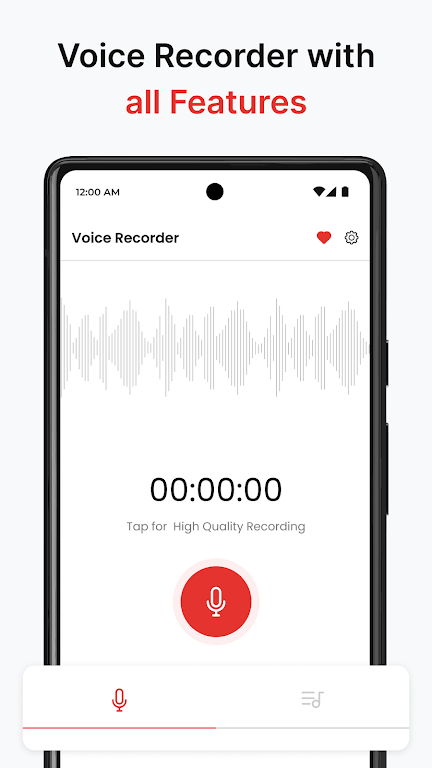 Voice Recorder - Audio Memos 스크린샷 1