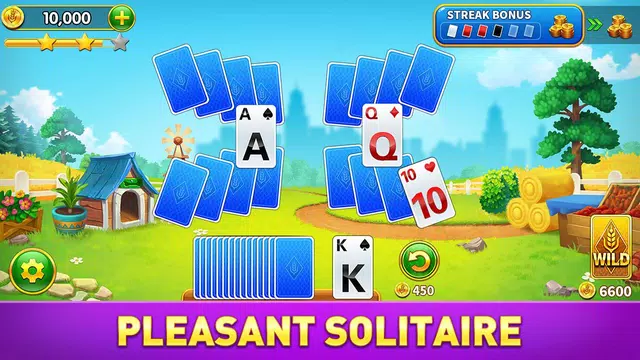 Solitaire Tripeaks: Idle Farm Скриншот 1