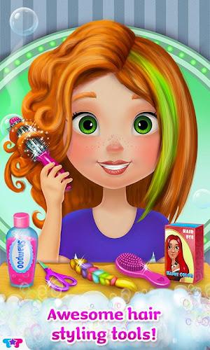 Crazy Hair Salon-Girl Makeover Captura de tela 3