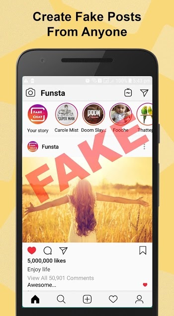 Funsta - Post and Direct Prank應用截圖第2張