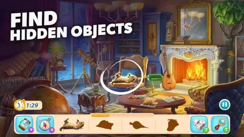 Secret Mansion: Hidden Objects Скриншот 1