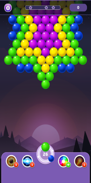 Bubble Shooter Rainbow Capture d'écran 1