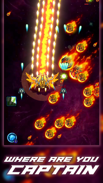 Galaxy Squad: Space Shooter Mod Captura de pantalla 2