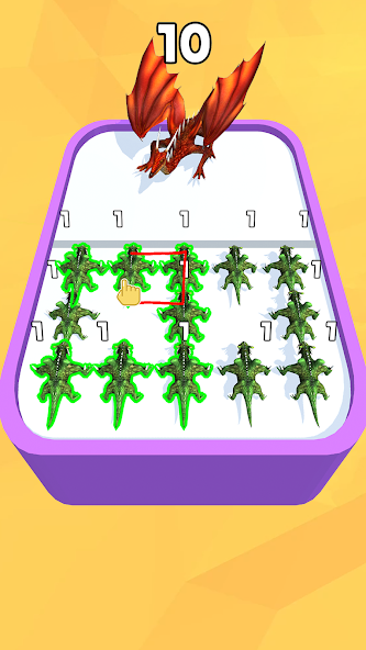 Merge Master: Dinosaur Monster Mod スクリーンショット 1