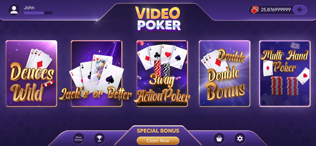 Video Poker Plus Screenshot 1