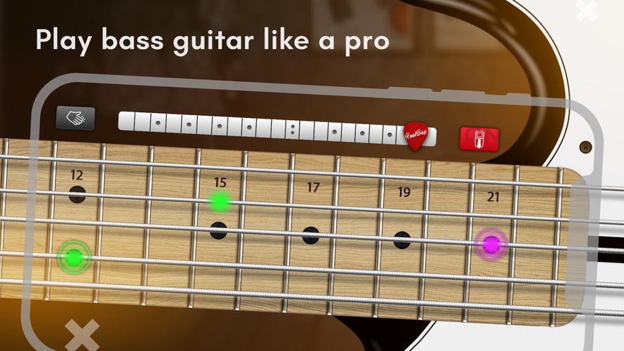 Real Bass electric bass guitar Screenshot 1