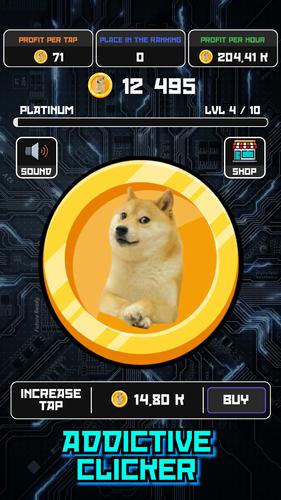Crypto Clicker Doge Coin Idle应用截图第2张