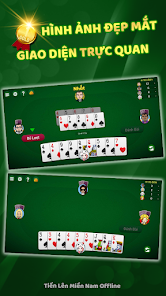Tien len mien nam - danh bai offline - ĐIỂM Screenshot 1
