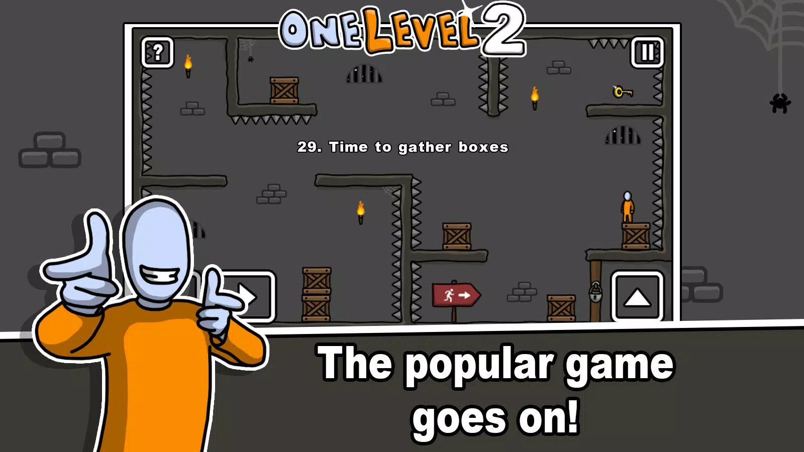 One Level 2 Stickman Jailbreak 스크린샷 1