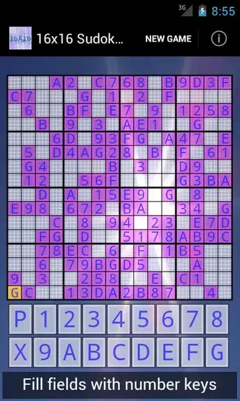 16x16 Sudoku Challenge HD スクリーンショット 1