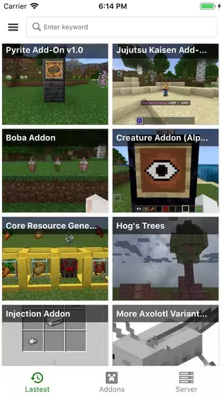 Addons for MCPE - Mods Packs Скриншот 1