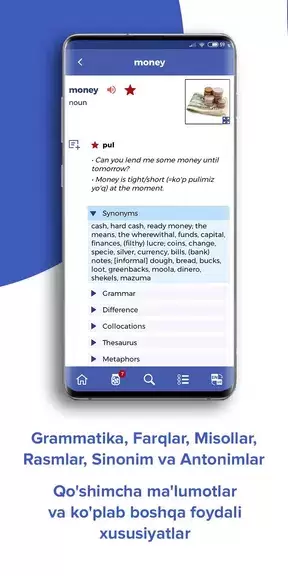 Wisdom EnglishUzbek dictionary スクリーンショット 3