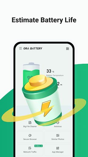 Ora Battery, Cleaner Antivirus スクリーンショット 1