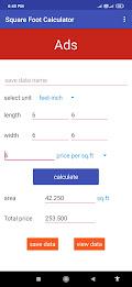 Square Foot Calculator Captura de tela 2