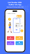 Link Number To Aadhar Info App Capture d'écran 1