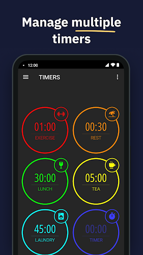 MultiTimer: Multiple timers 스크린샷 1