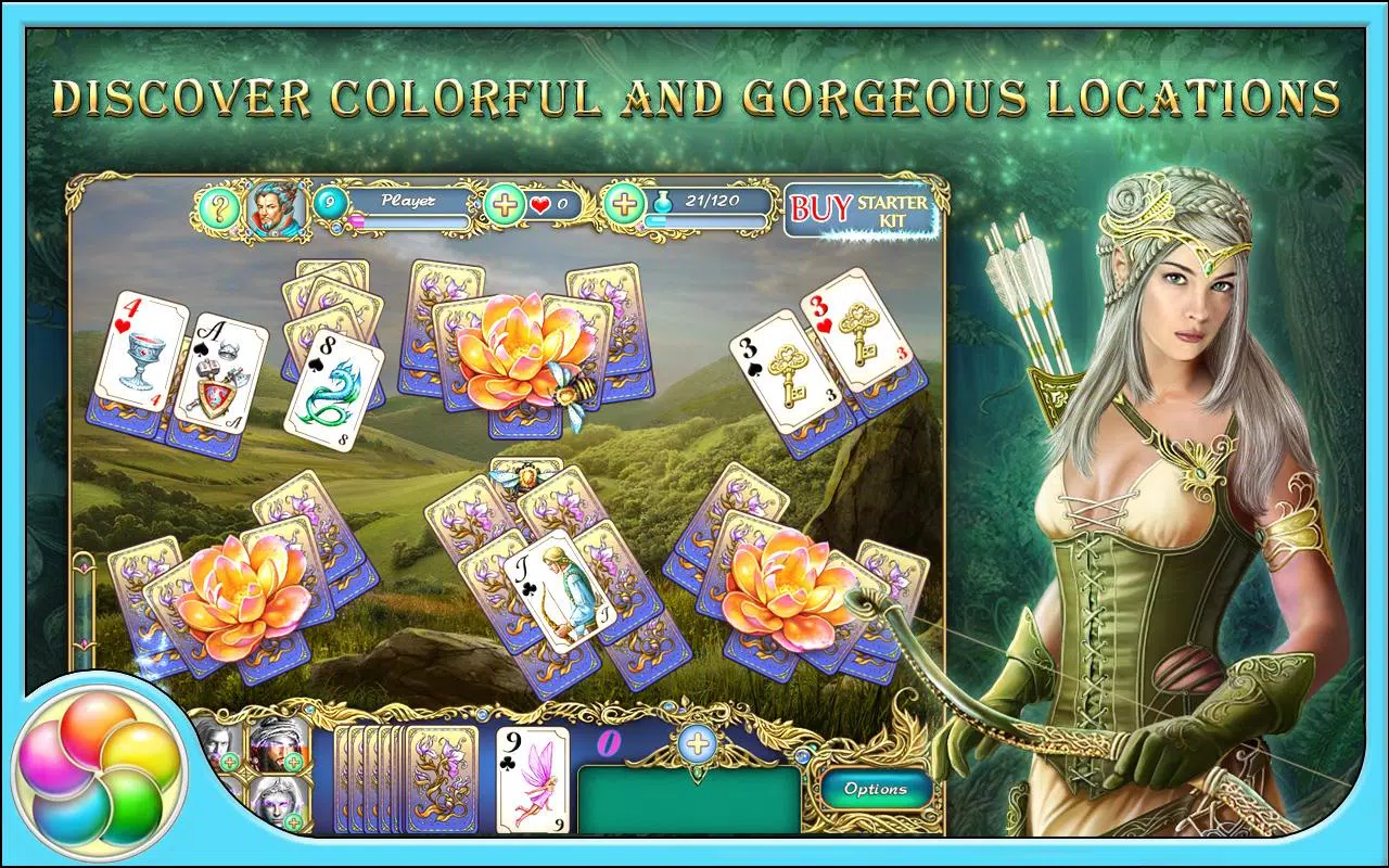 Tri Peaks Emerland Solitaire Screenshot 4