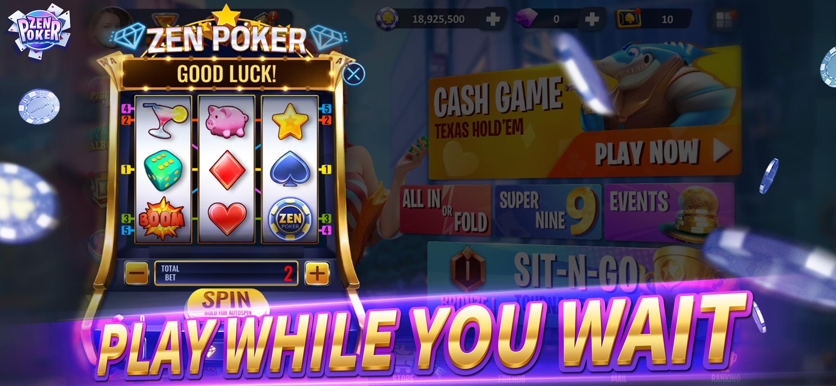 Zen Poker：Texas Holdem Poker Screenshot 2