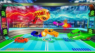 Rocket Car Soccer Ball Games Captura de tela 2