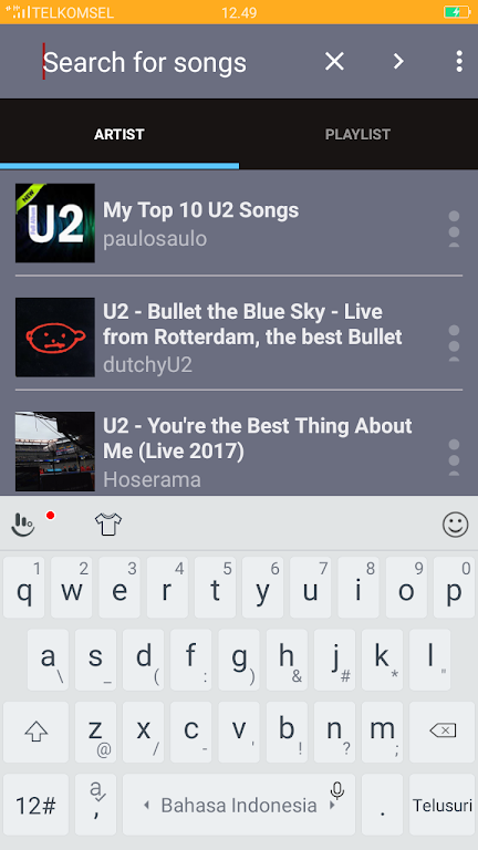 U2 Greatest Hits Songs Captura de pantalla 4