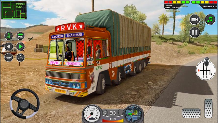 Indian Heavy Truck Delivery 3D 스크린샷 1