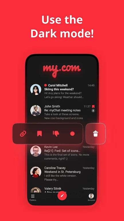 myMail: para Gmail y Hotmail Captura de pantalla 4