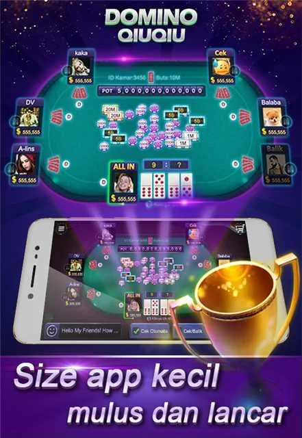 Domino qq gaple qiuqiu  remi poker domino99 Captura de pantalla 2
