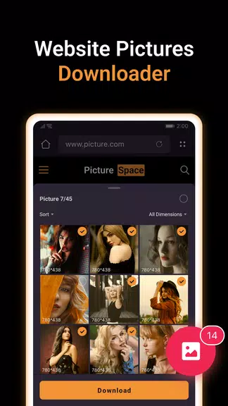 X Video Downloader & Player स्क्रीनशॉट 3