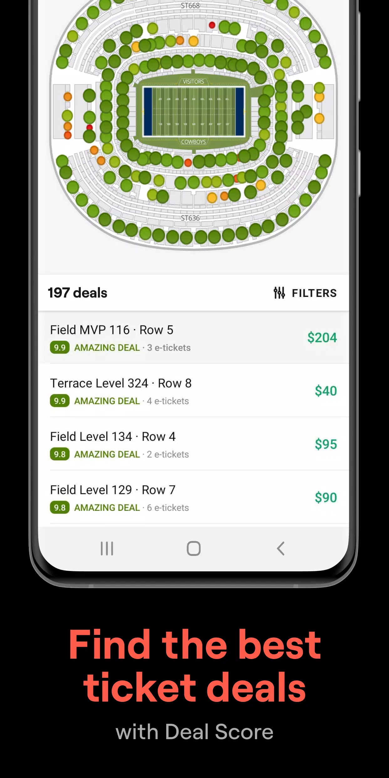 SeatGeek – Tickets to Events Captura de tela 2