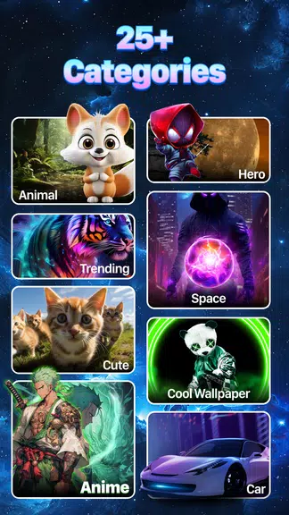 3D Wallpaper - Cool Wallpapers Captura de pantalla 2