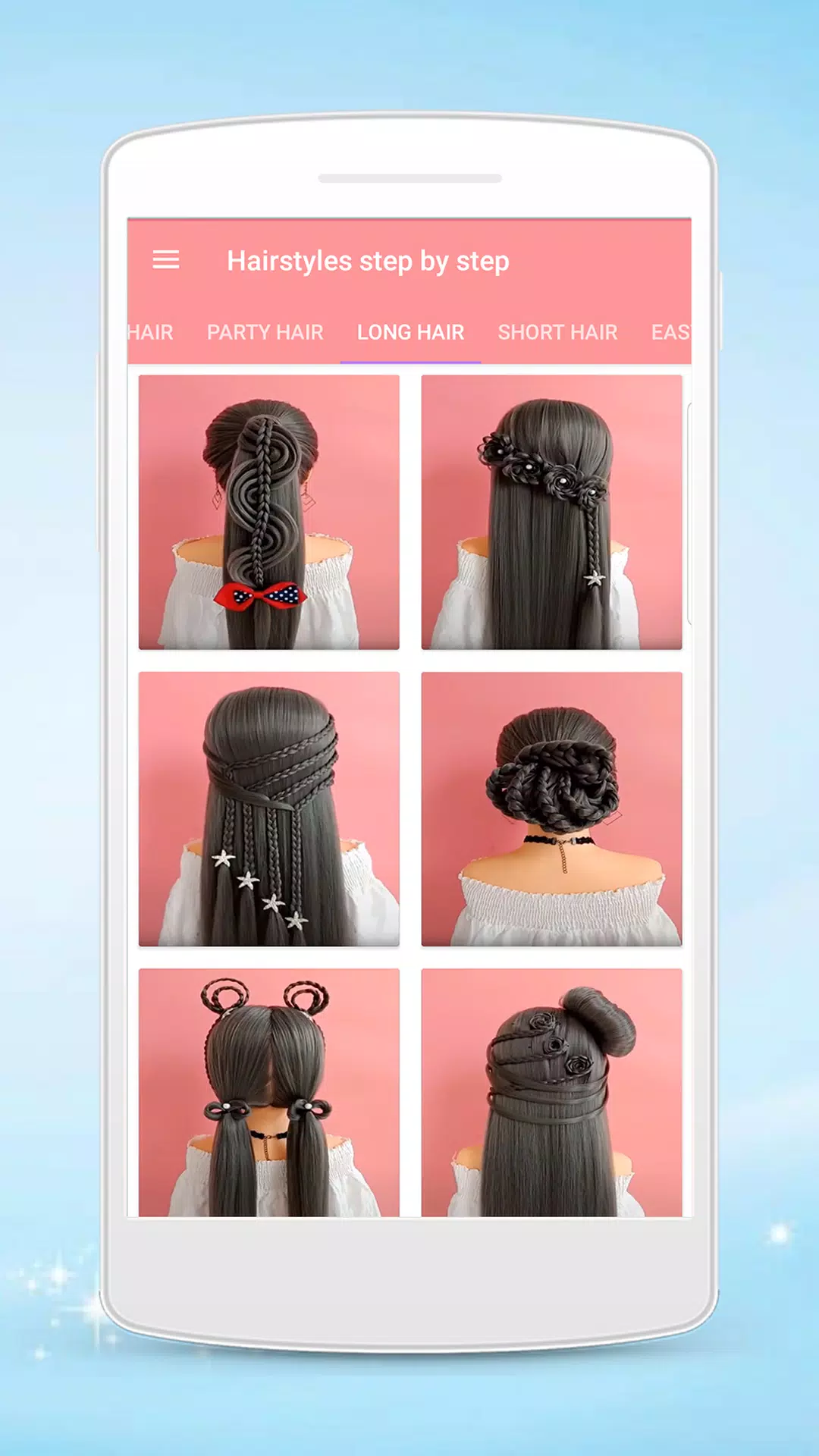 Hairstyles step by step应用截图第1张