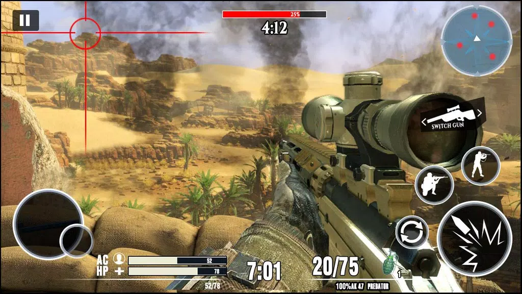 Desert Sniper 3D: Battleground 스크린샷 2