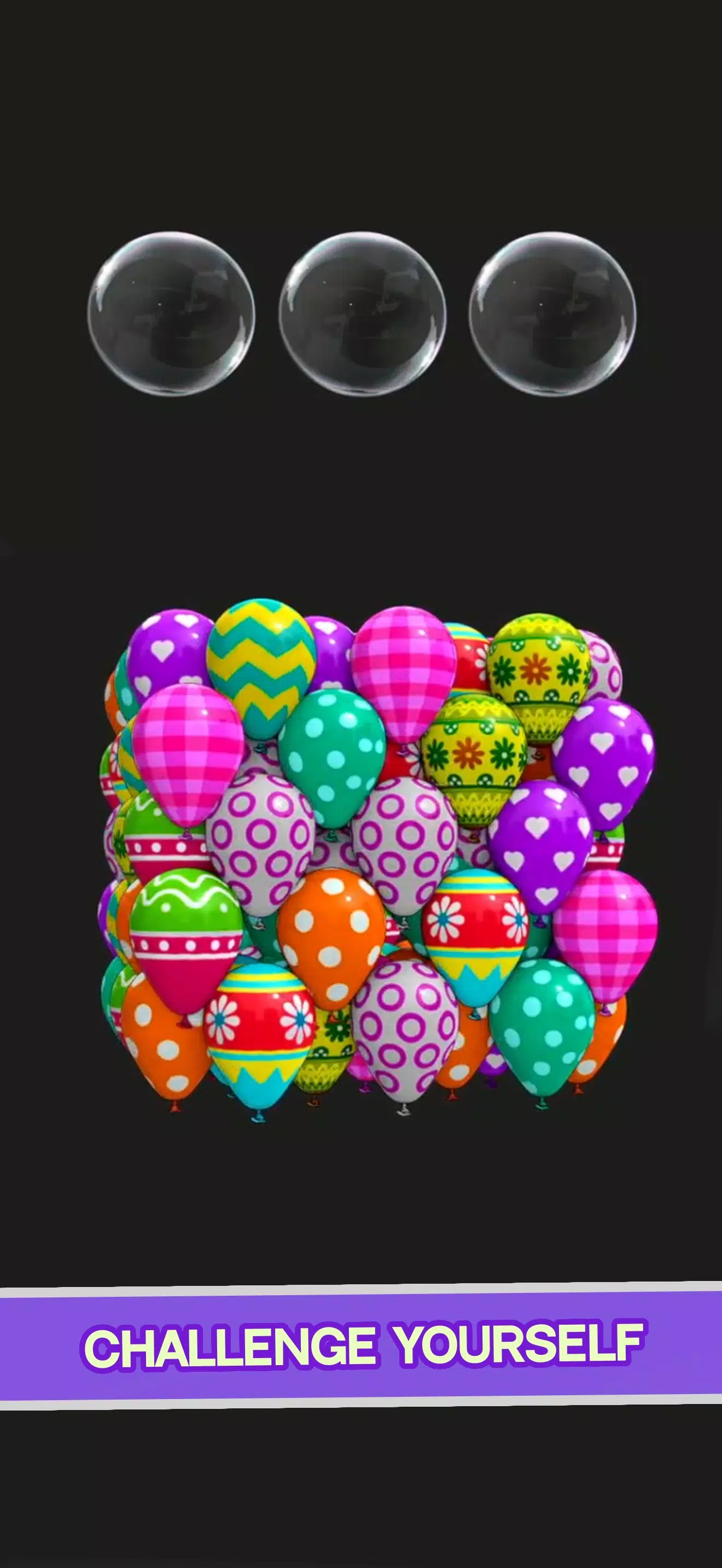 Match Balloons 3D Скриншот 1