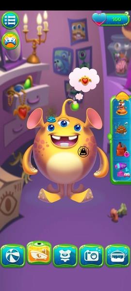 Cute Monster - Virtual Pet स्क्रीनशॉट 1