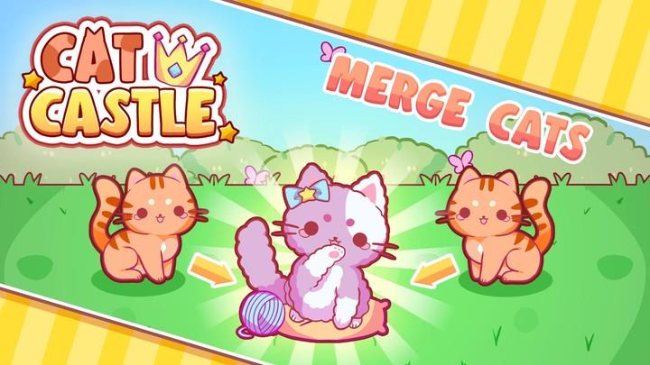 Cat Castle : Merge cute cats スクリーンショット 1