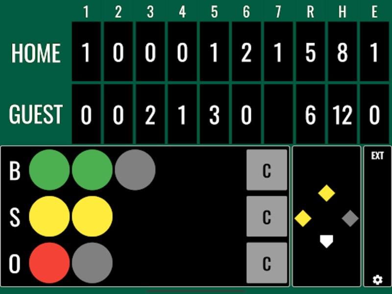 Softball Score 스크린샷 2