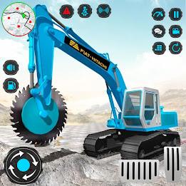 Heavy Excavator Rock Mining Captura de tela 1