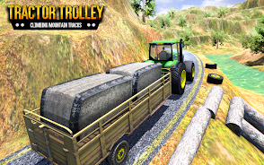 Tractor Trolley Driving Sim 3D Capture d'écran 2