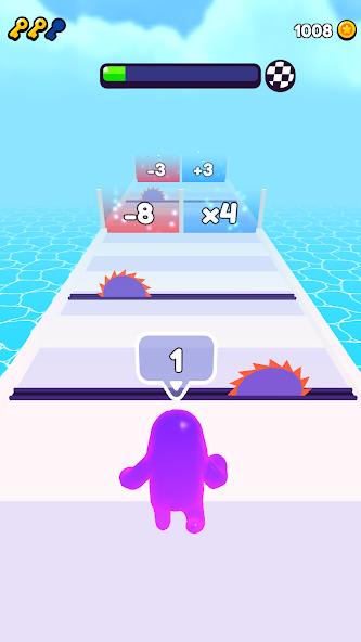 Join Blob Clash 3D: Mob Runner Mod Captura de tela 1