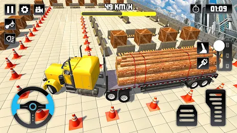 Log Transporter Truck Parking Captura de pantalla 2