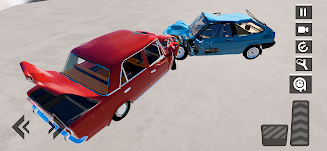 Russian Car Crash Simulator 3D 스크린샷 1