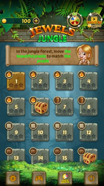 Jewels Jungle स्क्रीनशॉट 1