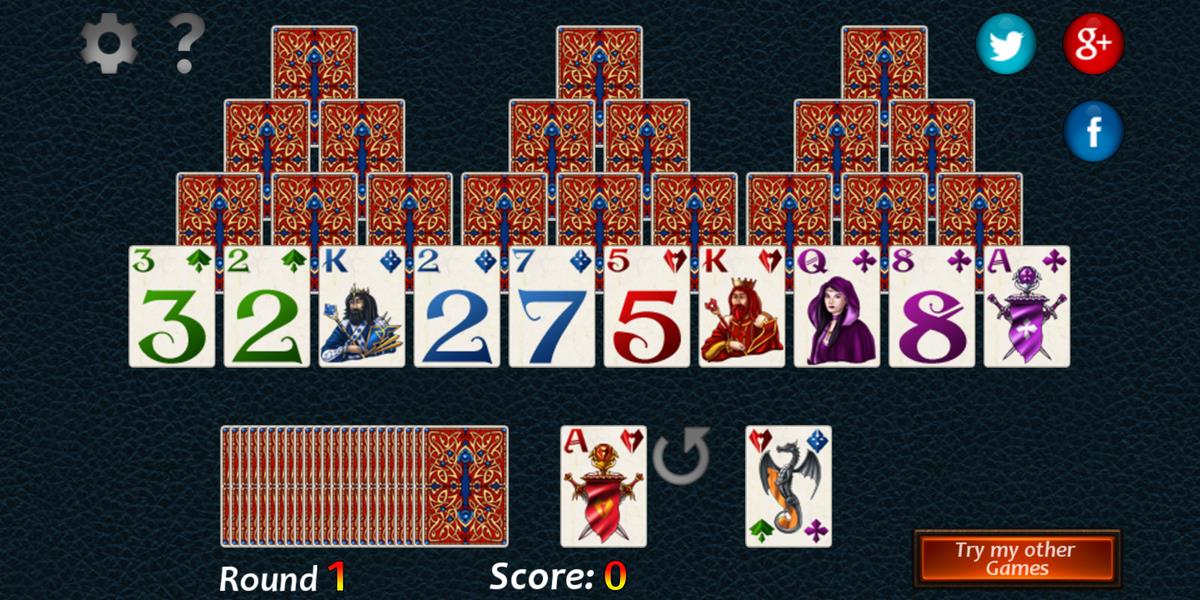 Fantasy Solitaire TriPeaks Screenshot 1