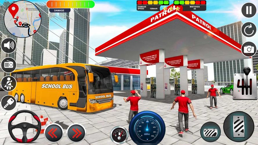School Bus Simulator Bus Games स्क्रीनशॉट 2