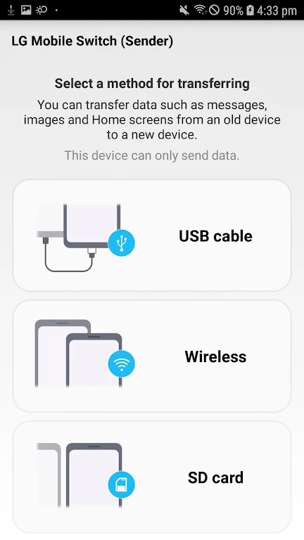 LG Mobile Switch (will closed) स्क्रीनशॉट 4