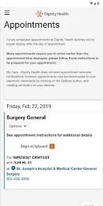 my portal. by Dignity Health 스크린샷 2