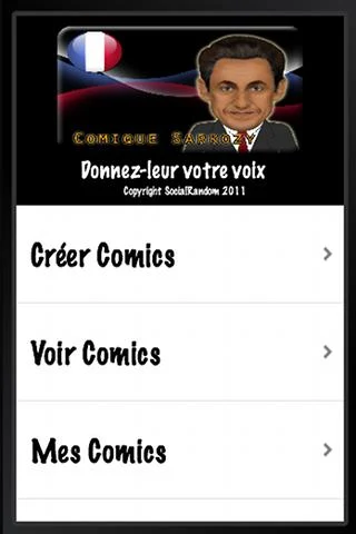 comic Sarkozy Captura de pantalla 1